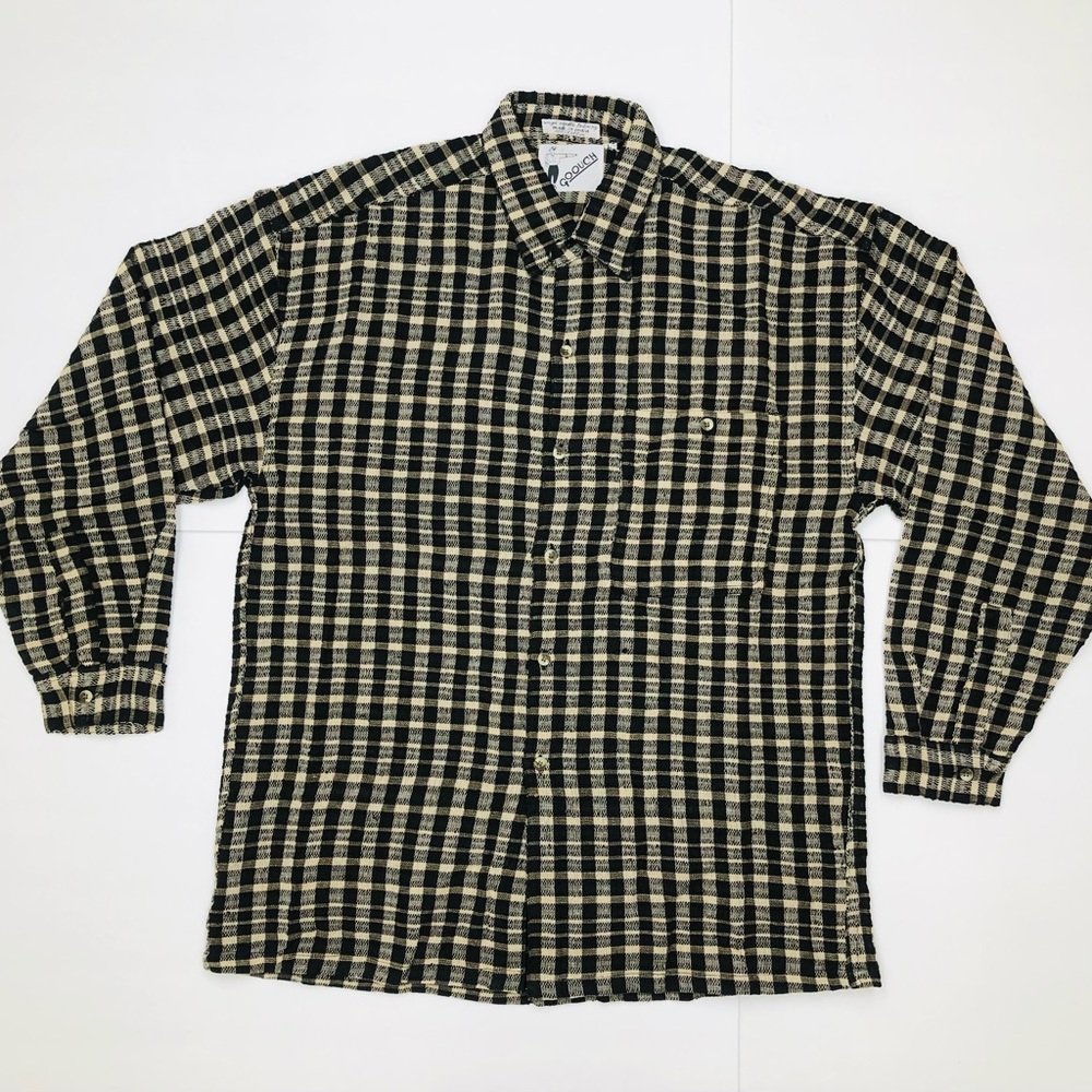 Goouch Shirt Mens Long Sleeve Size Large 100% Cotton NWOT
